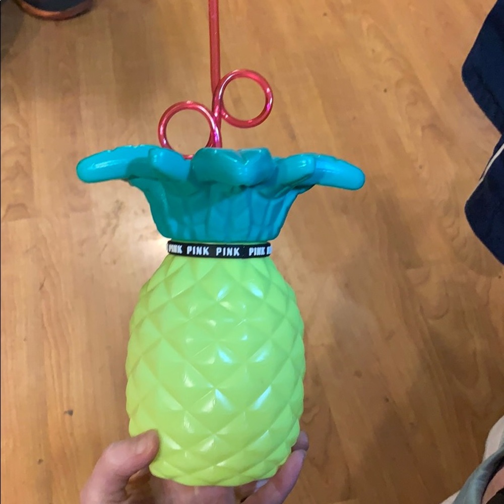 Pink pineapple cup